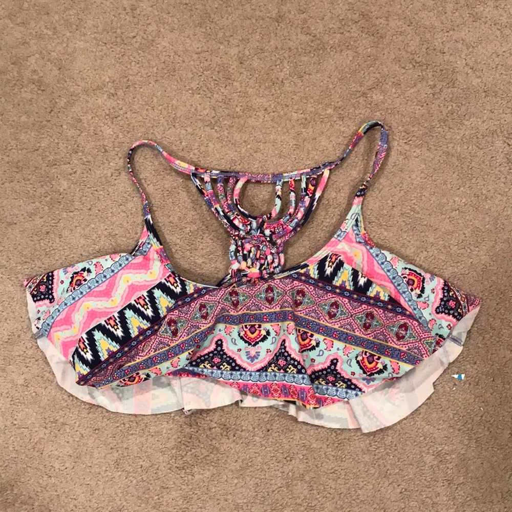 Ruffled Bikini Top